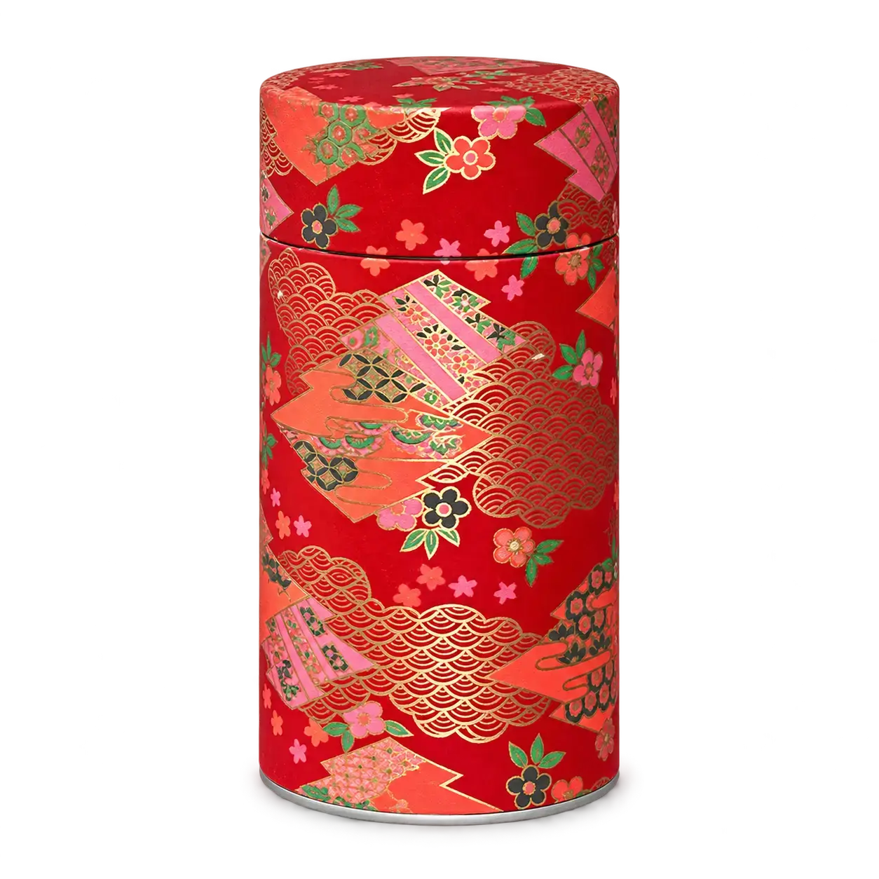 Grande boîte à thé 150 g, présentée à l’échelle