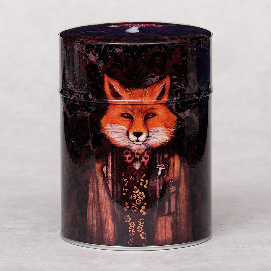 Boîte à thé illustrée Lord Fox - Minasmoke