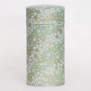 Boîte à thé washi artisanale washi 150g - Kinako