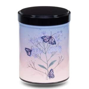 Boîte à thé illustrée empilable – Monarque