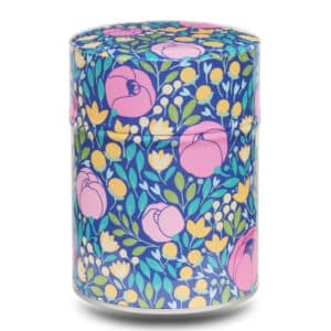 Traditional tea caddy - Flowery