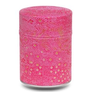 Traditional washi paper tea caddy - Takasu
