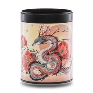 Boîte à thé illustrée empilable – Souffle du cerisier