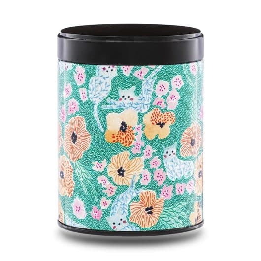 Boîte à thé illustrée empilable – Ronron