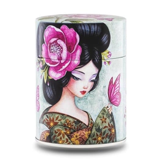 Boîte à thé illustrée traditionnelle – Harumi