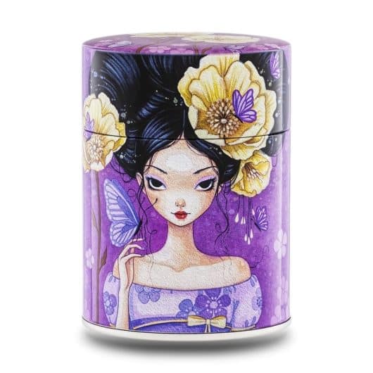 Boîte à thé illustrée traditionnelle – Kaneko