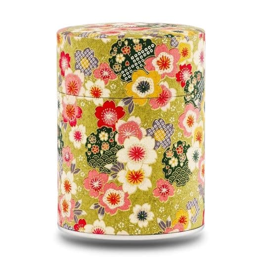 Boîte à thé traditionnelle papier washi – Shokawa