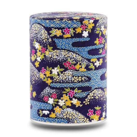 Boîte à thé traditionnelle papier washi – Akaibe